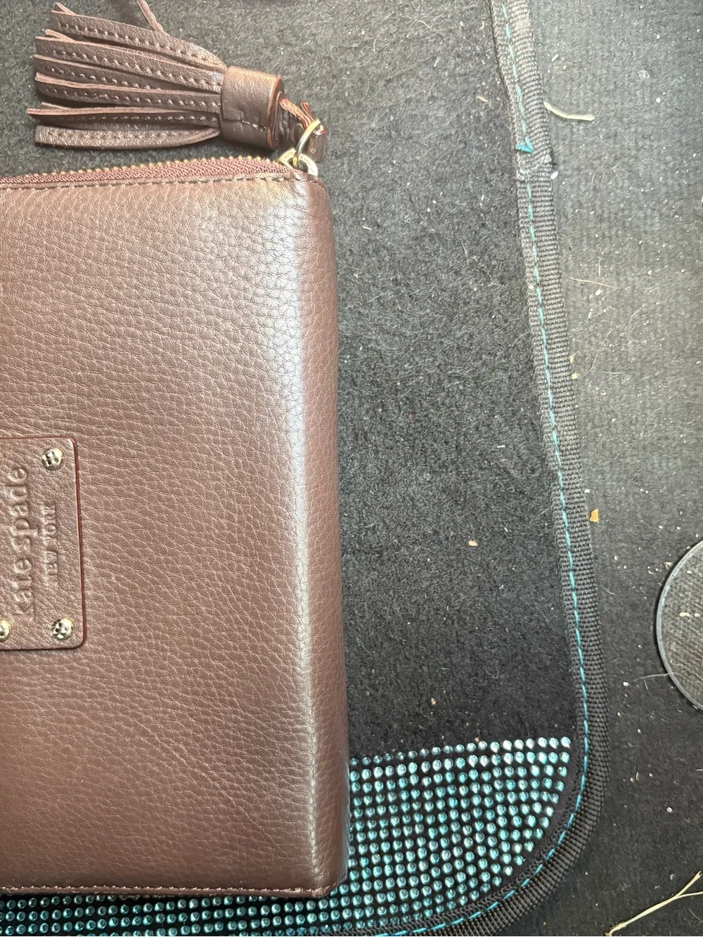 kate spade pebbled leather
